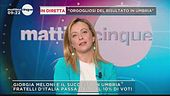 Umbria: Meloni in doppia cifra