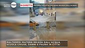 Matera invasa dall'acqua