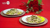 Linguine con zucchine e tonno bianco