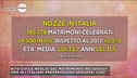 Aumentano le nozze con rito civile