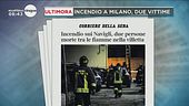 Incendio sui Navigli