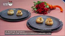 Fagottini con Asiago e cipolle caramellate