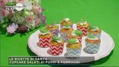 Cupcake salati ai porri e formaggi