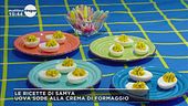 Uova sode alla crema di formaggio