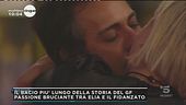 GFVIP: il bacio tra Antonella Elia e il fidanzato