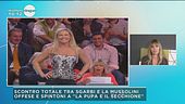 Gli scontri di Alessandra Mussolini