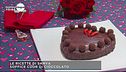 Soffice cuore di cioccolato