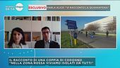 Esclusivo in diretta da Codogno una coppia in isolamento