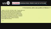Ultimora Coronavirus: Primo caso in Vaticano
