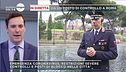 In diretta da un posto di controllo di Roma