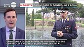 In diretta da un posto di controllo di Roma