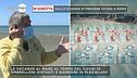 In diretta dalle spiagge di Fregene vicino a Roma