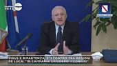 Covid-19: De Luca: "In Campania chiuderò i confini"