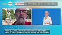 In diretta la protesta di un ristoratore