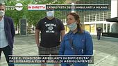 In diretta la protesta deglia mbulanti a Milano