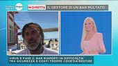 In diretta il gestore di un bar multato
