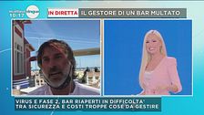 In diretta il gestore di un bar multato