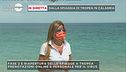 In diretta dalla spiaggia di Tropea in Calabria