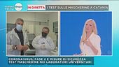 I test sulle mascherine a Catania