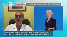 In diretta il prof. Castiglioni, primario di Cardiologia del San Raffaele di Milano