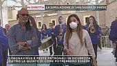 La simulazione di una sagra di paese