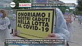 Infermieri in piazza in Lombardia