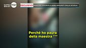Maestre violente: bimbi impauriti