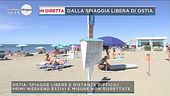 Ostia: in diretta da una spiaggia libera