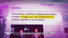 Valentino contro gli influencer