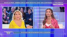 Ambra Lombardo e il seno nuovo