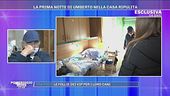 Anziano sepolto in casa dai rifiuti - La prima notte di Umberto nella nuova casa