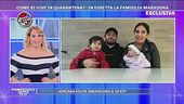 Come si vive in quarantena? In diretta la famiglia Maradona