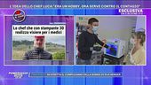 Coronavirus, lo chef crea visiere per medici con la stampante 3D