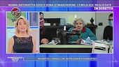 Nonna Antonietta cuce e dona le mascherine