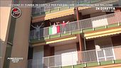 Lezione di Zumba sul balcone