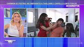 Carmen Di Pietro: "Ho imparato a tagliare i capelli a mio figlio"