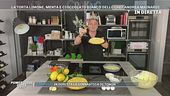 La torta limone, menta e cioccolato bianco