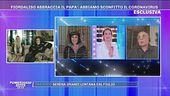 Fiordaliso abbraccia il papà