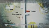 Protesta degli chef a Bari vecchia