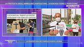 La protesta degli ambulanti napoletani