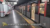 Metro di Milano deserta: il video