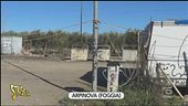 Arpinova, fogna a cielo aperto nel campo rom