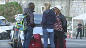 I migranti al confine francese