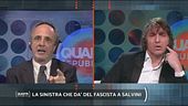 La sinistra che dà del fascista a Salvini
