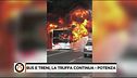 Trasporto pubblico fiammeggiante