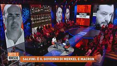 Salvini: " Il governo di Merkel e Macron"