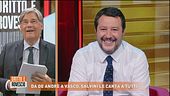 Matteo Salvini canterino