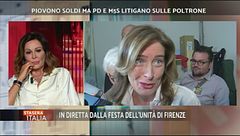 Maria Elena Boschi alla festa dell'Unità