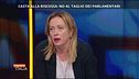 Giorgia Meloni e il referendum sul taglio dei parlamentari