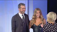 Luca Argentero e Cristina Marino entrano in studio